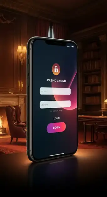 Secure login interface of Lucky Green Casino showing email and password fields for account access.